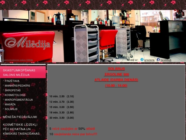 Milēdija skaistumkopšanas salons, Migora, SIA